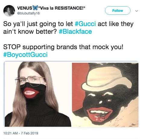 blackfacing gucci|gucci logo controversy.